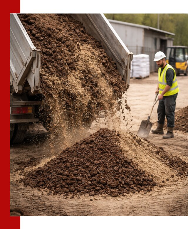 Доставка торфо-песчаной смеси в Чехове для строительства и озеленения