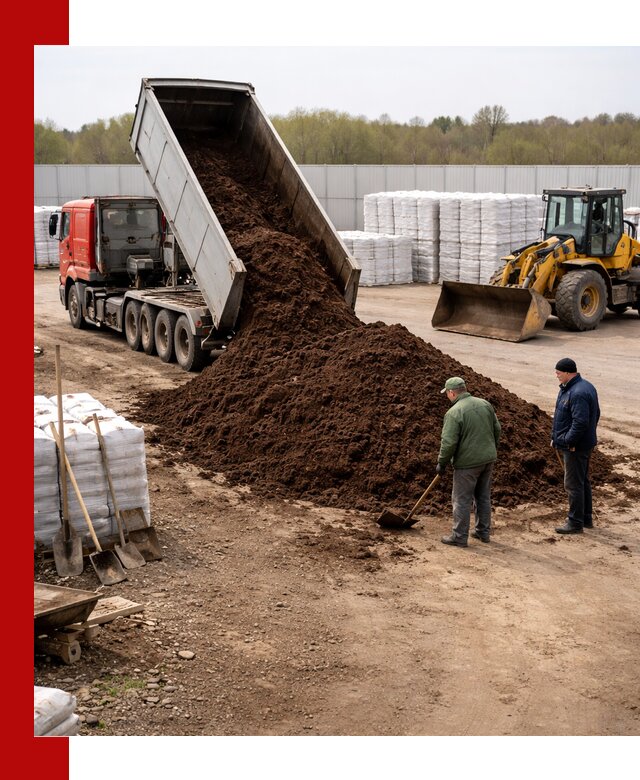 Доставка торфяных смесей оптом и в розницу в Чехове