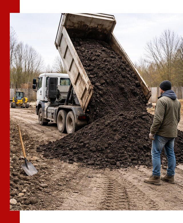 Доставка чернозема навалом в Чехове быстро и выгодно