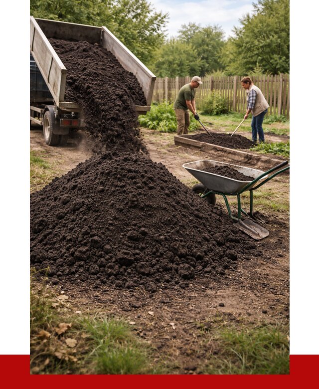 Купить чернозем для огорода в Чехове от 2542 р. | ПРОНЕРУДЧхв