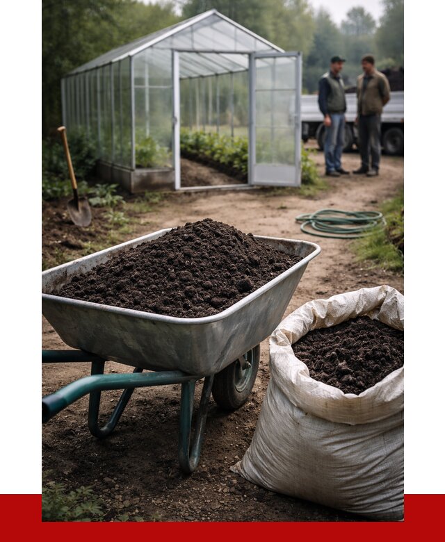 Чернозем для теплицы в Чехове с доставкой от 1525 р. | ПРОНЕРУДЧхв