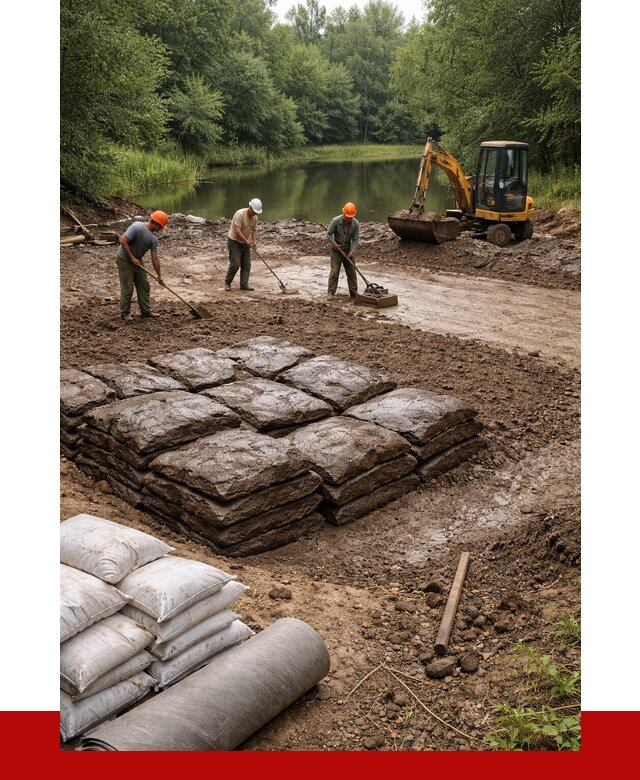 Купить глину для пруда в Чехове от 4575 р. с доставкой | ПРОНЕРУДЧхв