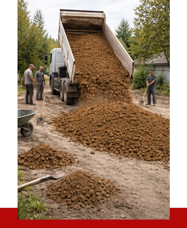 Купить суглинок с доставкой в Чехове от 2542 р. за куб | ПРОНЕРУДЧхв