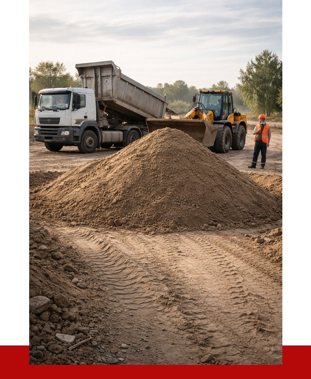 Купить песчаный грунт с доставкой в Чехове от 4270 р. | ПРОНЕРУДЧхв