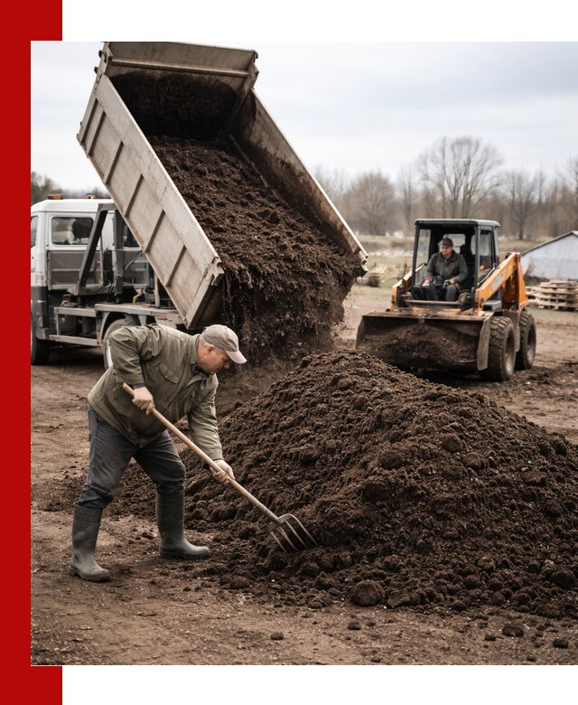 Доставка и продажа перегноя в Чехове быстро и дешево