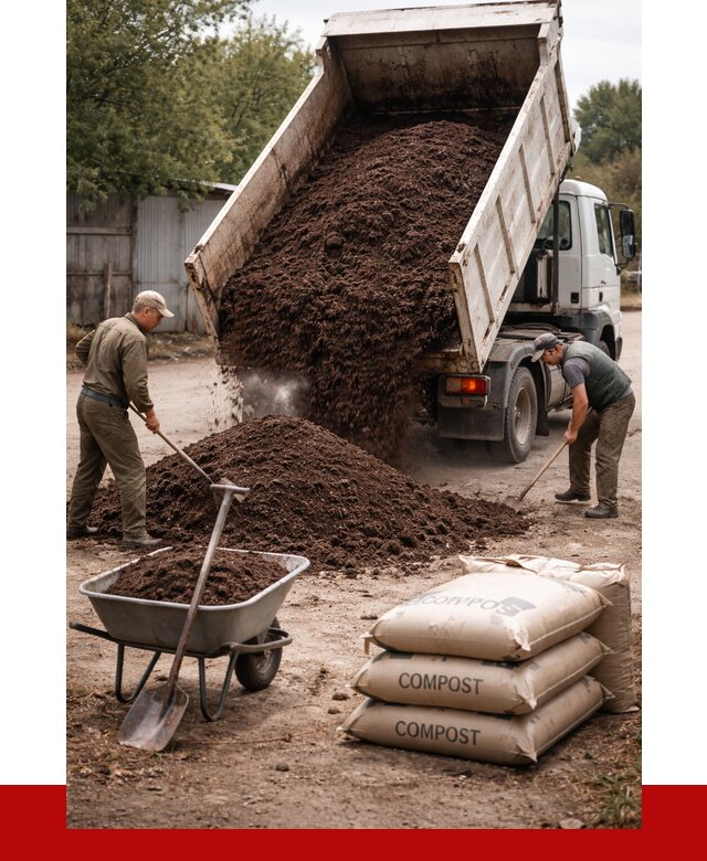Купить компост в Чехове от 4270 р. за куб с доставкой | ПРОНЕРУДЧхв