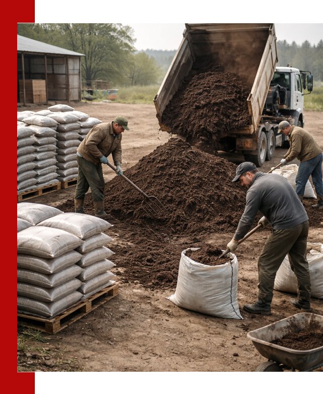 Доставка компоста оптом и в розницу в Чехове