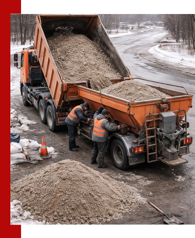 Поставка и вывоз пескосоля в Чехове оптом и в розницу