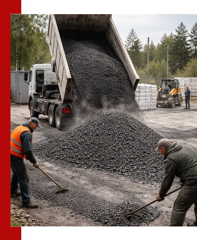 Доставка и продажа асфальтного гранулята в Чехове