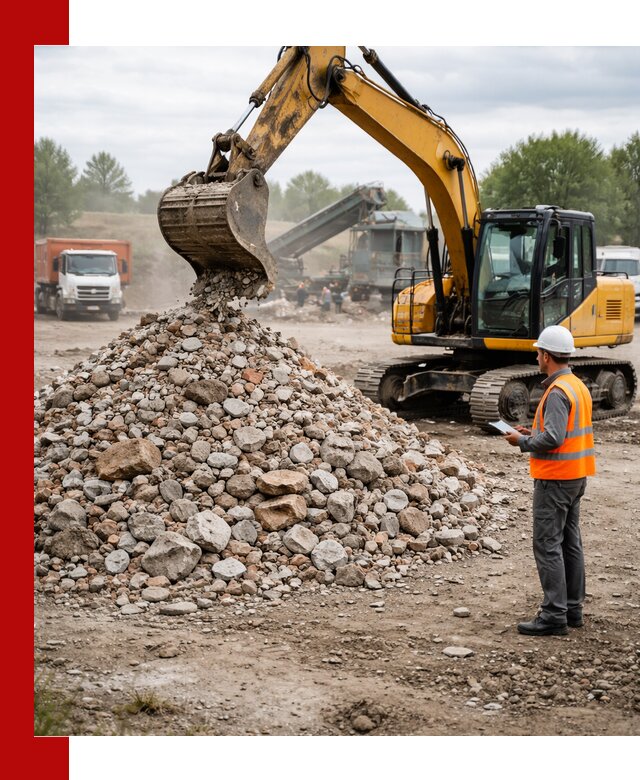 Доставка и вывоз строительного боя в Чехове