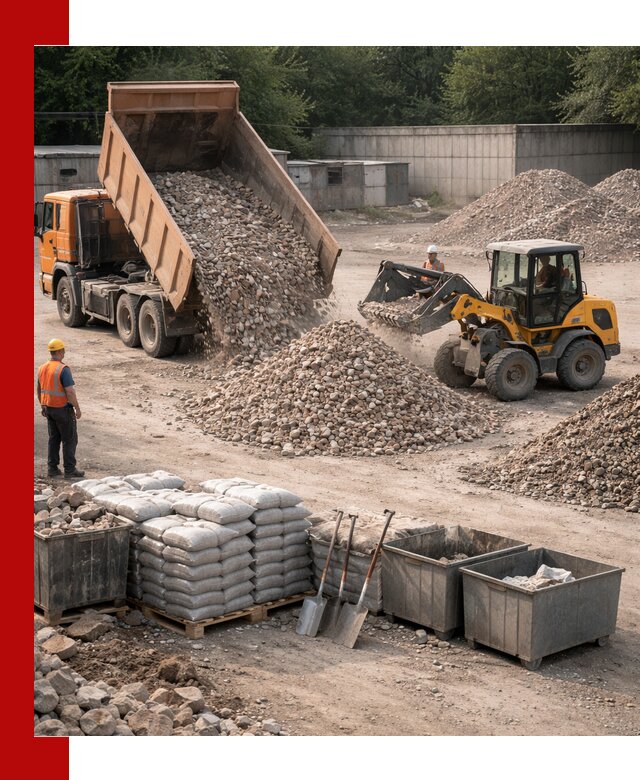 Вторичные материалы для отсыпки в Чехове — поставка и доставка