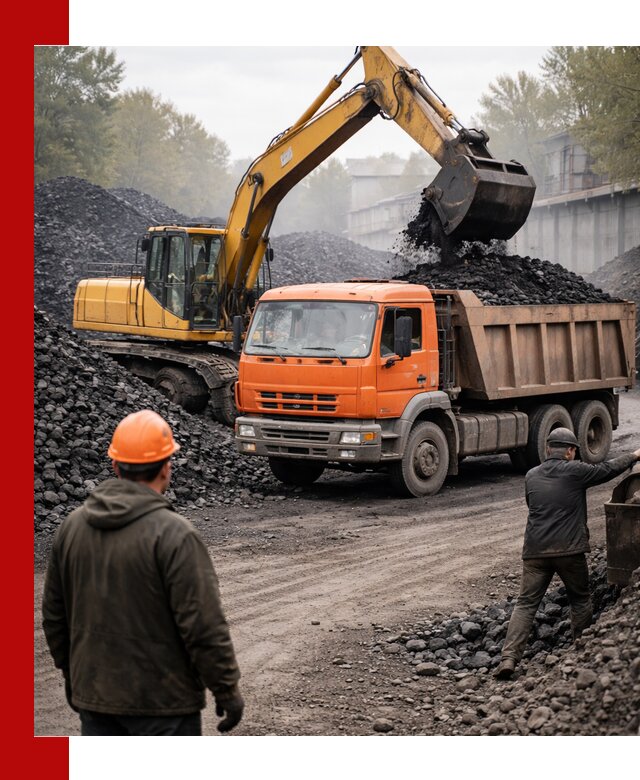 Доставка угля автотранспортом в Чехове быстро и выгодно