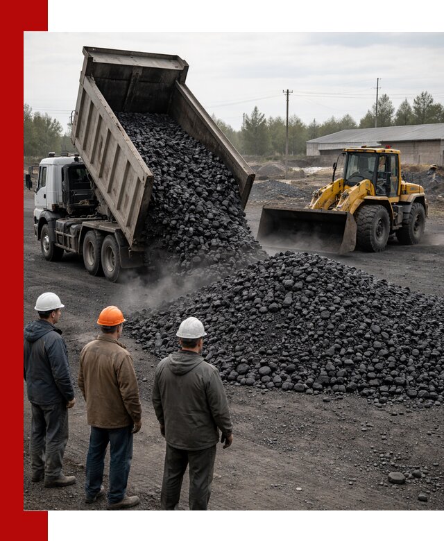 Доставка угля антрацита в Чехове с самосвалами и погрузкой
