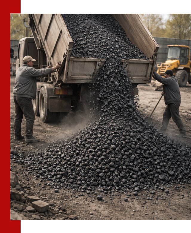 Доставка угля семечка самосвалами в Чехове