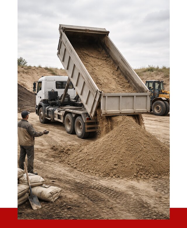 Доставка самосвалом 20 кубов в Чехове от 7625 р. | ПРОНЕРУДЧхв