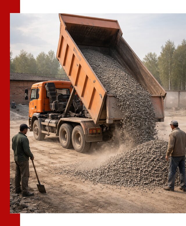 Доставка самосвалом 20 м3 в Чехове быстро и надежно