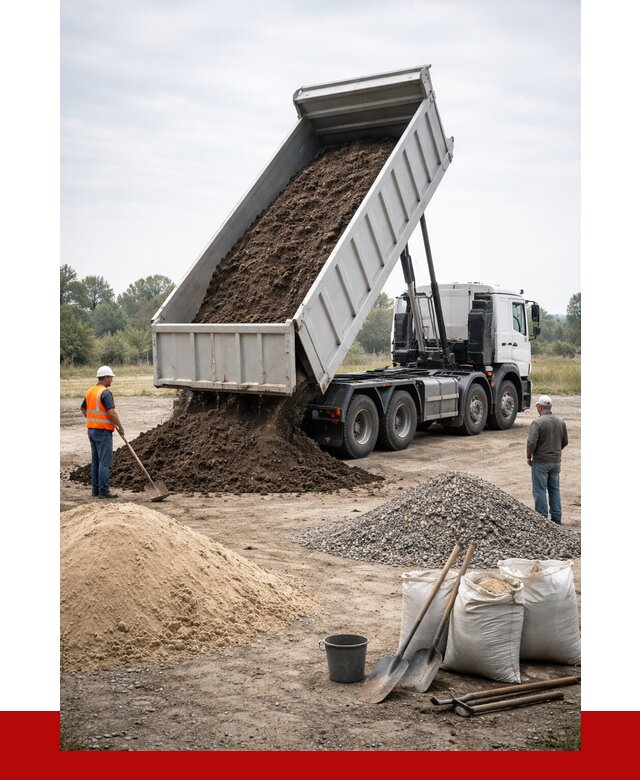 Доставка самосвалом 30 кубов в Чехове от 8642 р. | ПРОНЕРУДЧхв