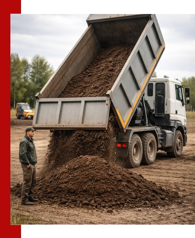 Аренда самосвала с водителем в Чехове для сыпучих грузов и навоза