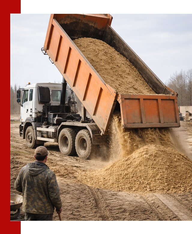 Аренда самосвала 20 тонн для перевозки грузов в Чехове