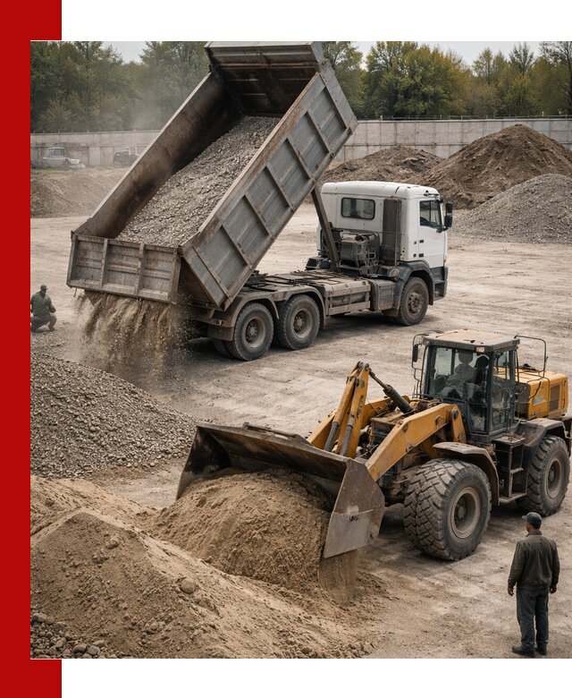 Перевозка сыпучих грузов самосвалами и бортовыми в Чехове