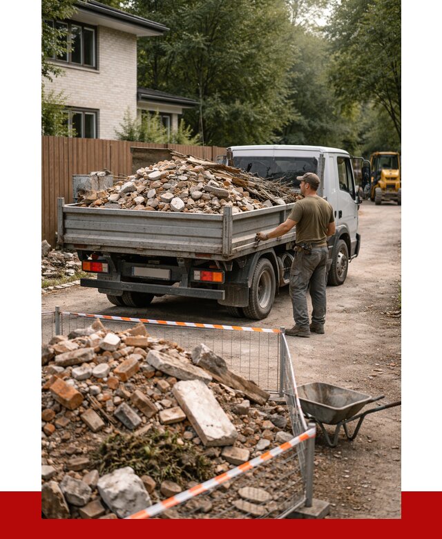 Вывоз строительного мусора с погрузкой в Чехове от 7625 р | ПРОНЕРУДЧхв