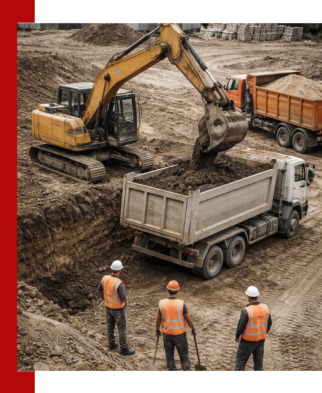 Разработка грунта для строительства и благоустройства в Чехове