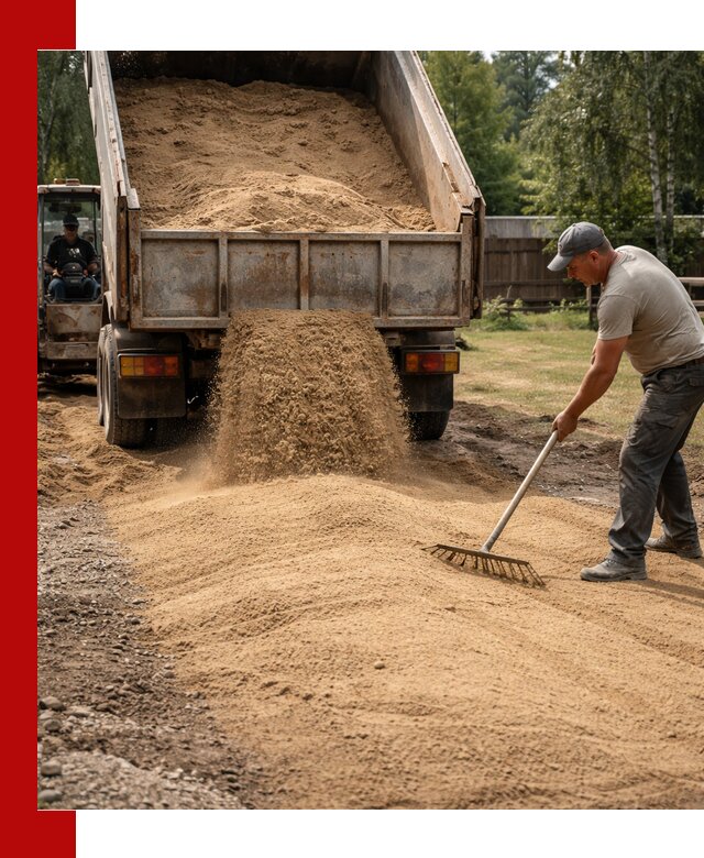 Отсыпка участка песком в Чехове быстро и качественно