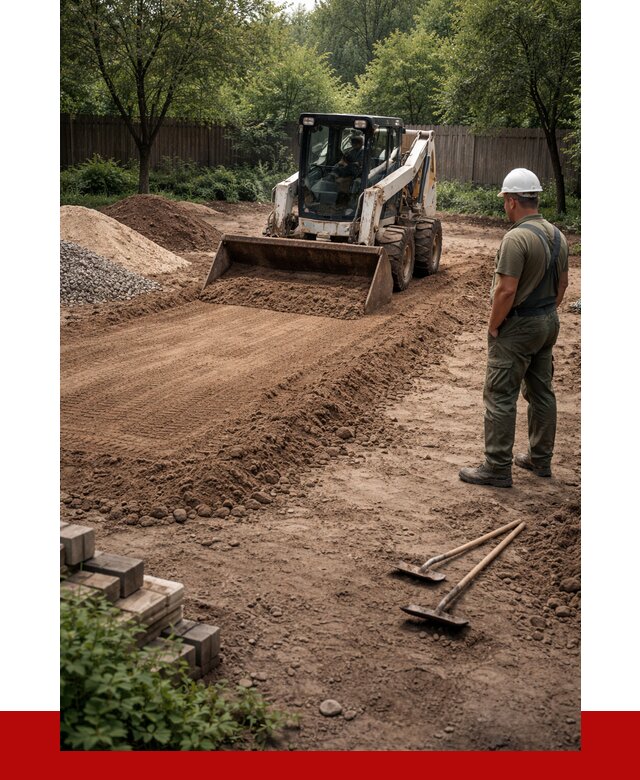 Выравнивание участка под ключ в Чехове от 3558 р. | ПРОНЕРУДЧхв